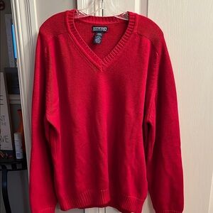 Lands' End Red Men's Sweater. Size L ( 42-44)